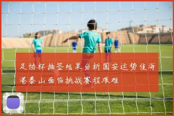 足协杯抽签结果分析国安运势佳海港泰山面临挑战赛程艰难